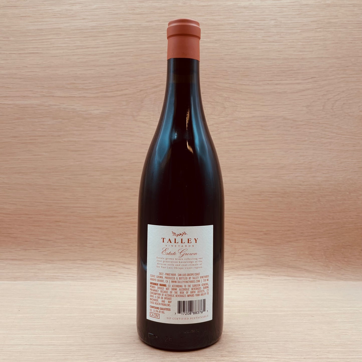 Talley, "Estate Pinot Noir," San Luis Obispo Coast, California, Pinot Noir, 2022