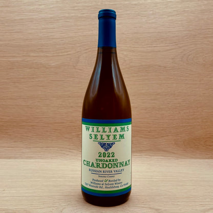 Williams Selyem, Russian River Valley, California, Unoaked Chardonnay, 2022