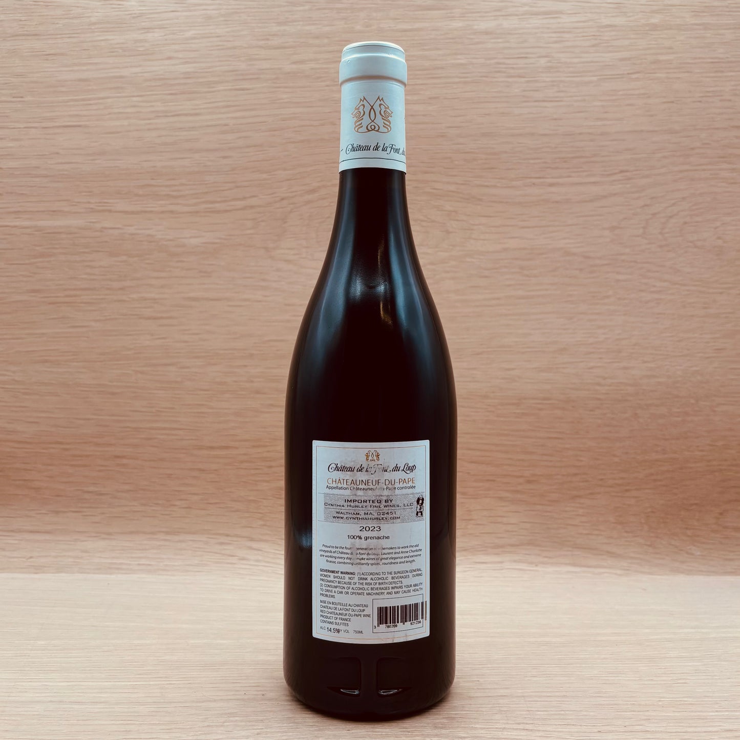 Château de la Font du Loup, "Le Puy Rolland," Châteauneuf-du-Pape, Grenache Blend, 2023