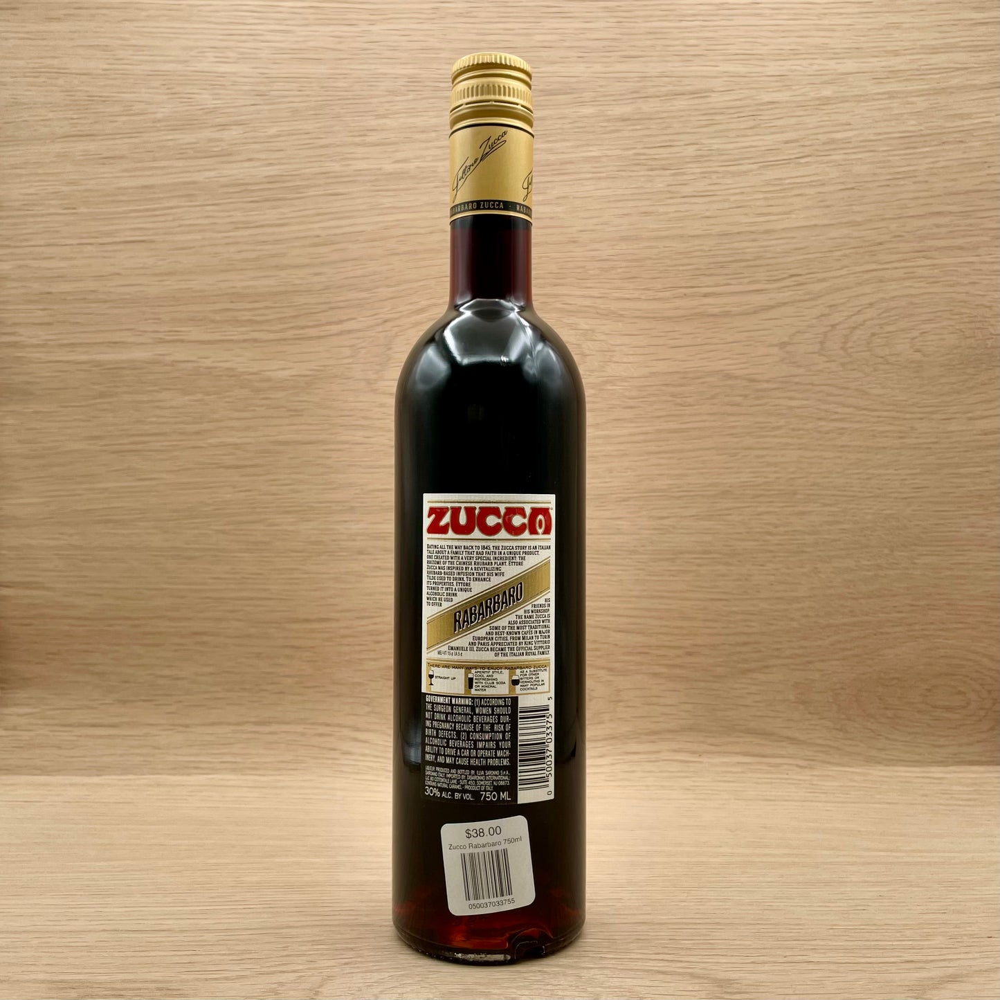 Zucca, "Rabarbaro," Amaro