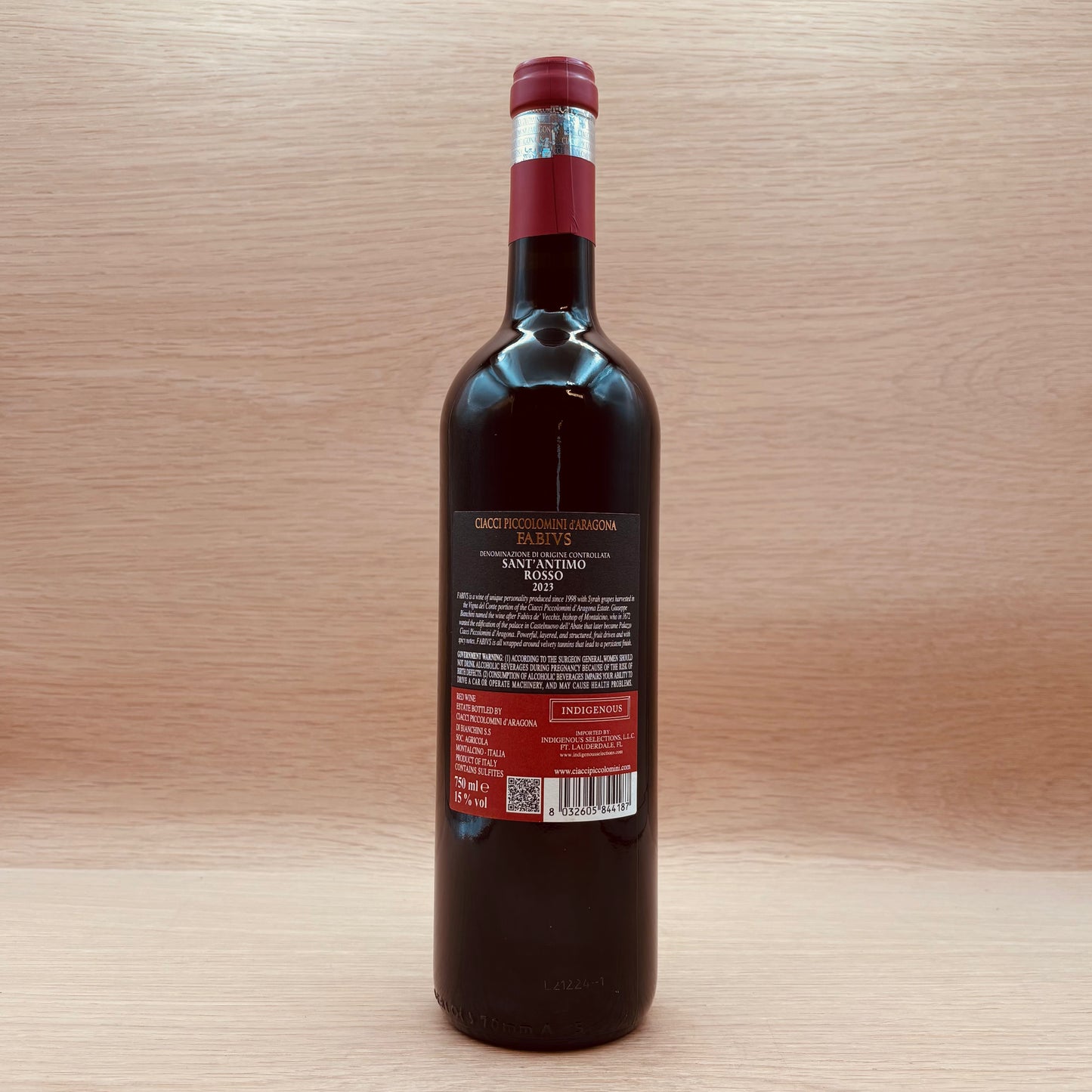 Ciacci Piccolomini d'Aragona, "Fabivs," Sant'Antimo, Italy, Syrah, 2023