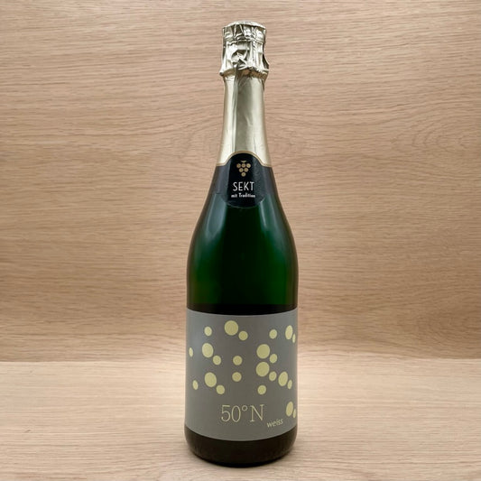 Sektkellerei Ohlig, "Latitude 50 Sekt Brut ," Rheingau, Germany, White blend, NV