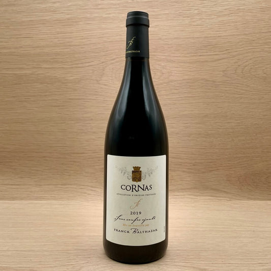 Franck Balthazar, "Sans Soufre," Cornas, France, Syrah, 2019