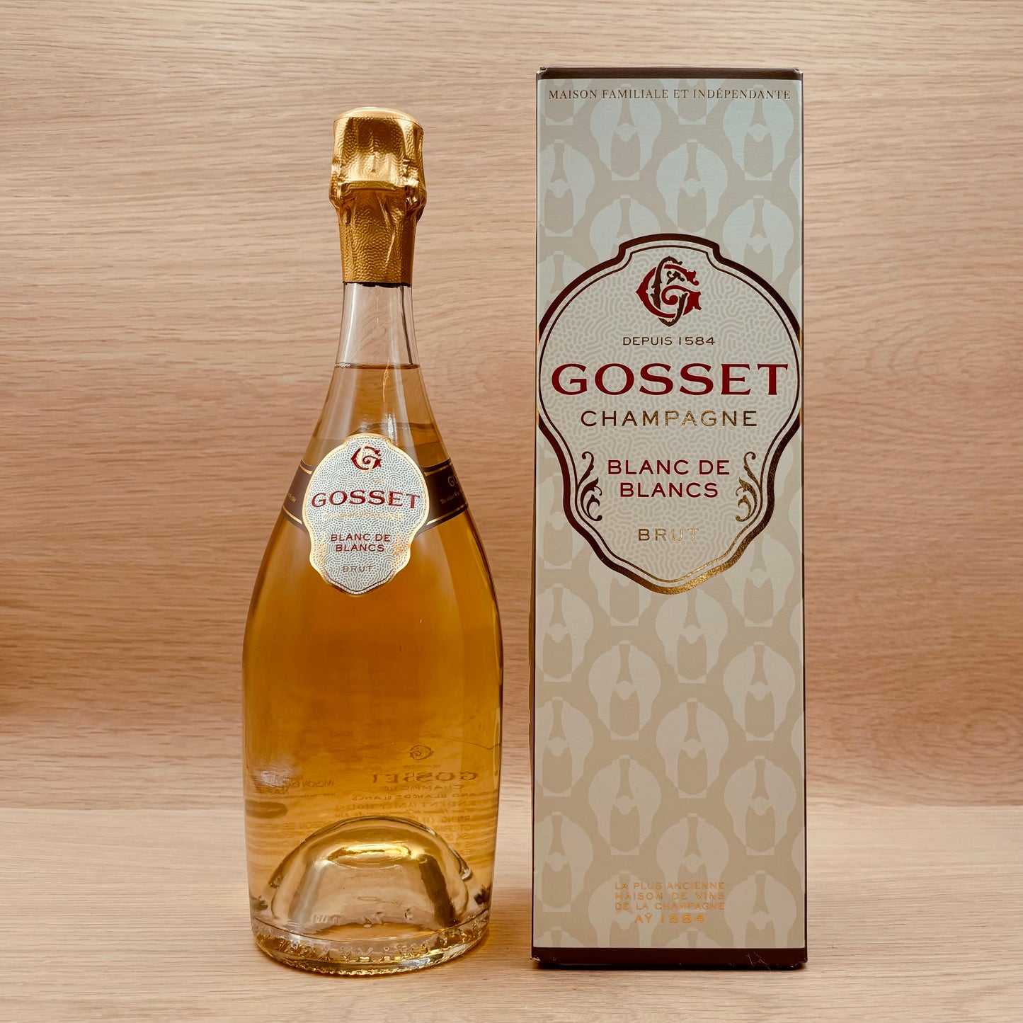 Gosset, "Grande Blanc de Blancs Brut," Champagne, France, NV