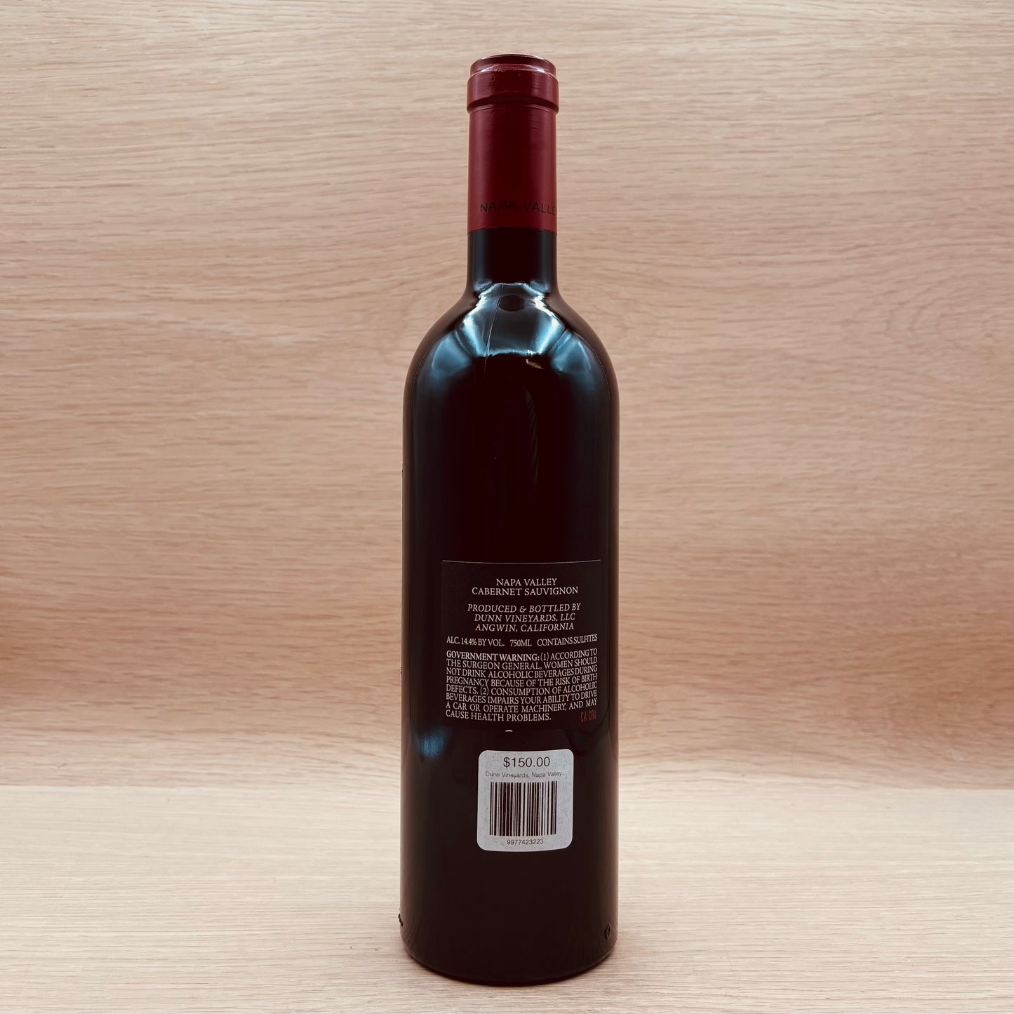 Dunn Vineyards, Napa Valley, California, Cabernet Sauvignon, 2022