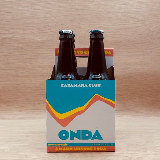 Casamara Club, "Onda," Lemon Amaro Soda, 4 pack