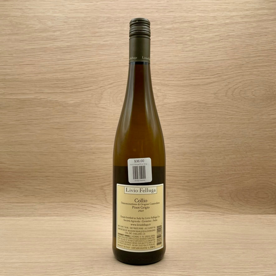 Livio Felluga, Collio, Italy, Pinot Grigio, 2022