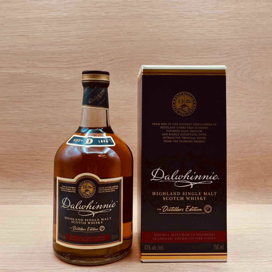 Dalwhinnie, "The Distiller's Edition," Highland Single Malt Scotch Whisky