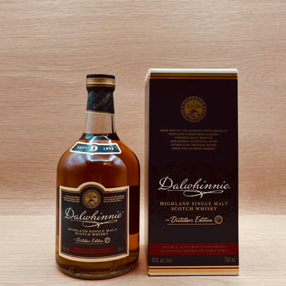 Dalwhinnie, "The Distiller's Edition," Highland Single Malt Scotch Whisky