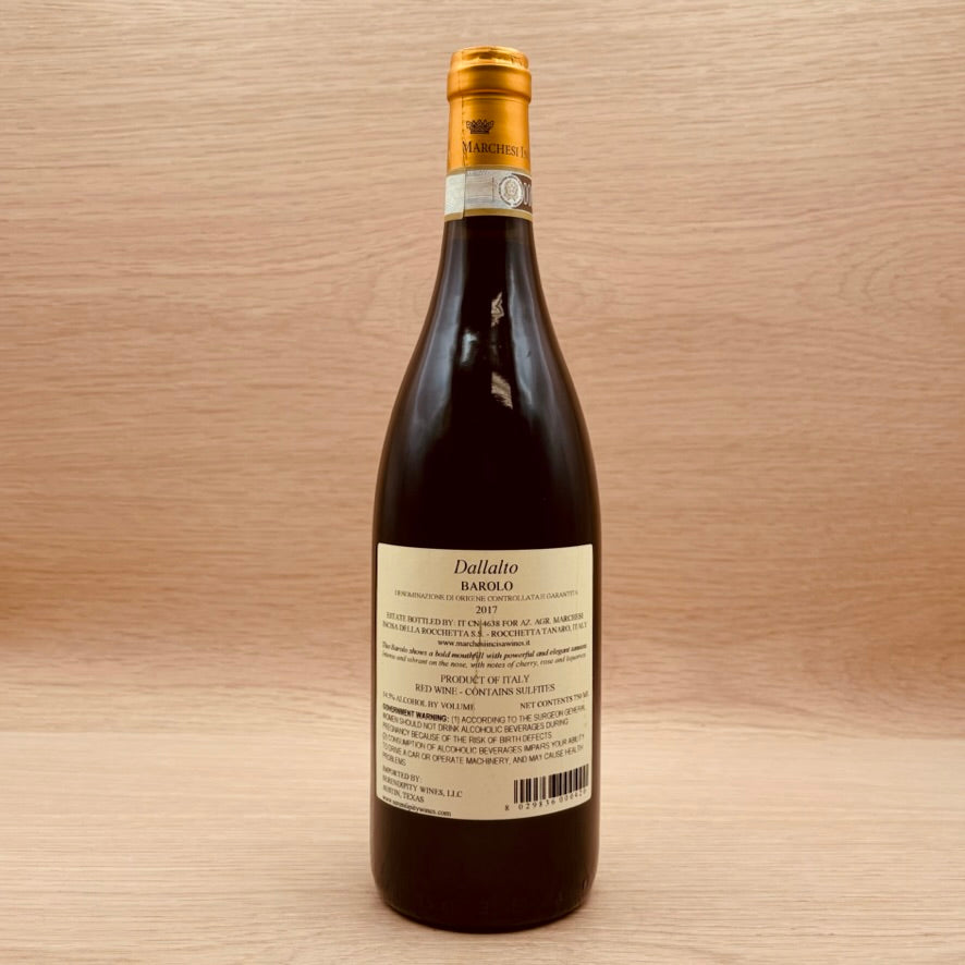 Marchesi Incisa, "Dallalto", Barolo, Italy, Nebbiolo, 2017