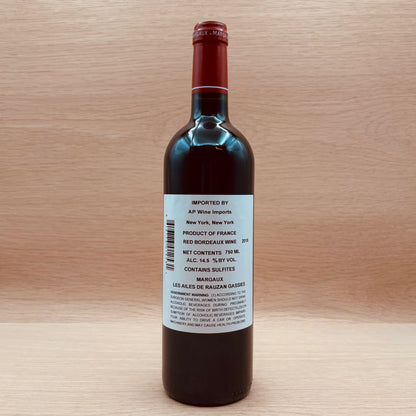Les Ailes de Rauzan-Gassies, Margaux, France, Cabernet Sauvignon Blend, 2018
