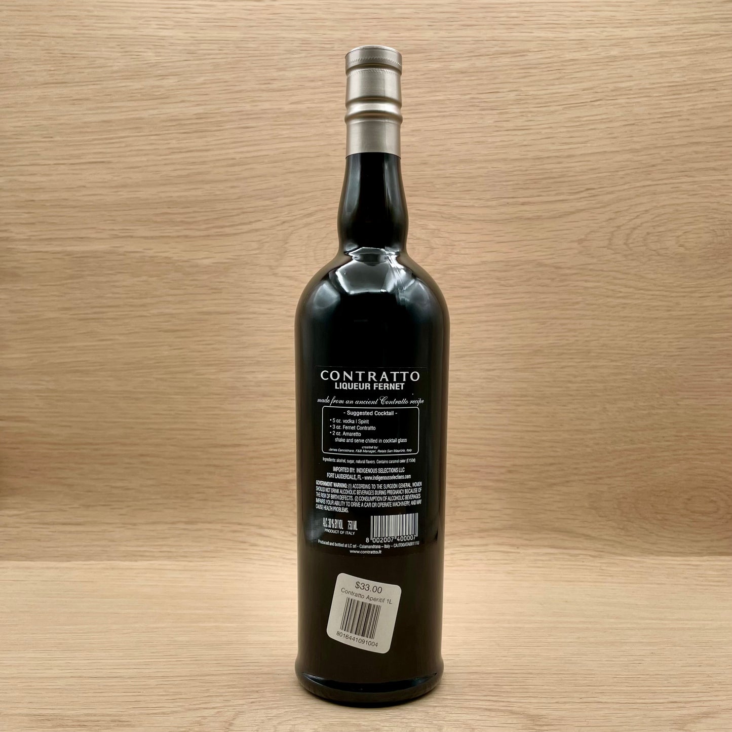 Contratto, Liqueur Fernet, 750ml