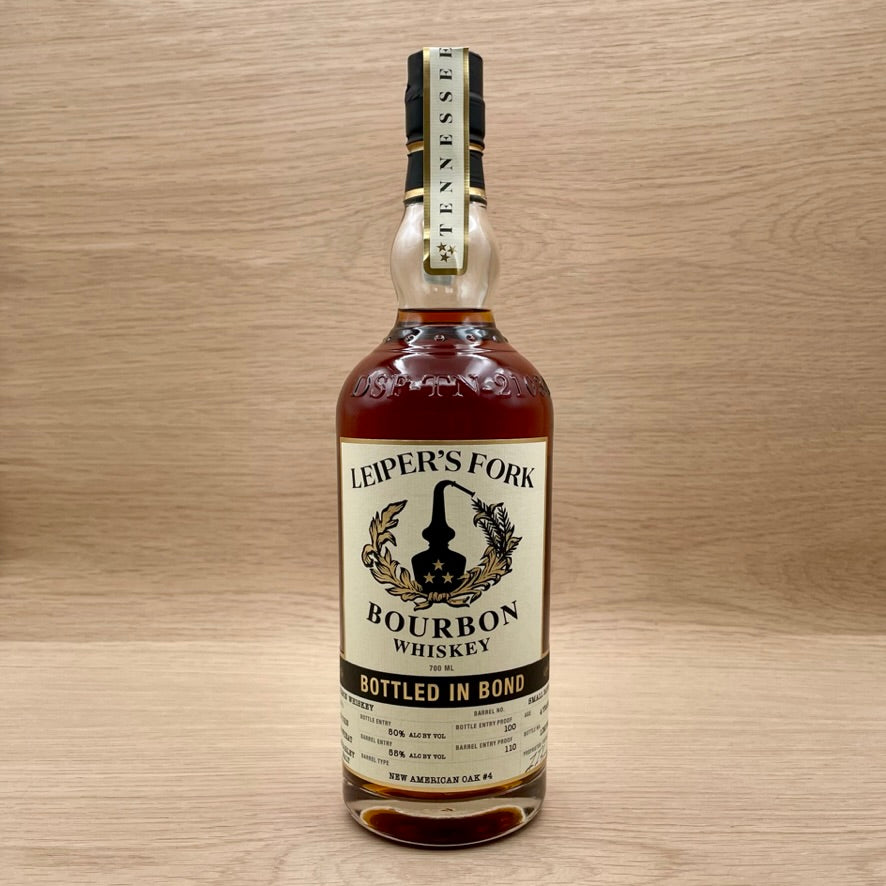 Leiper's Fork, "Bottled in Bond," Tennessee Bourbon