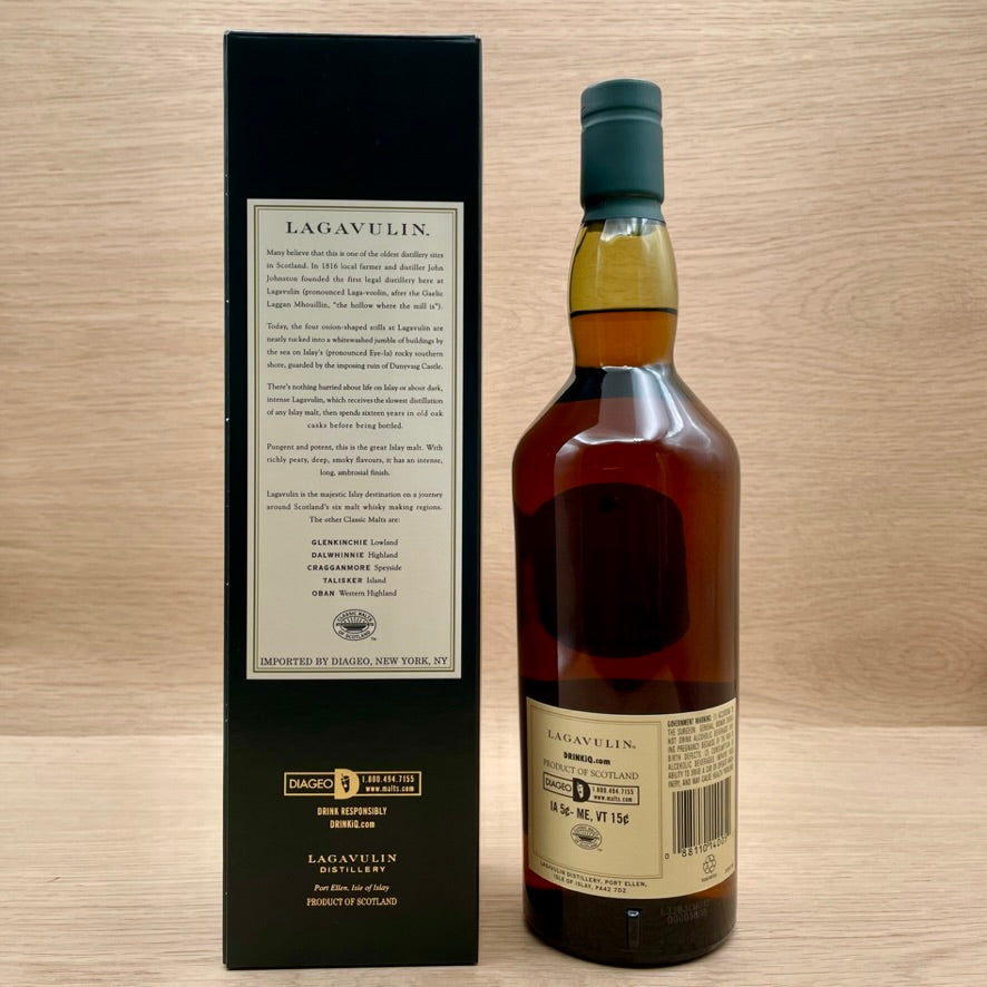 Lagavulin Distillery, "16 year," Single Malt Scotch Whisky