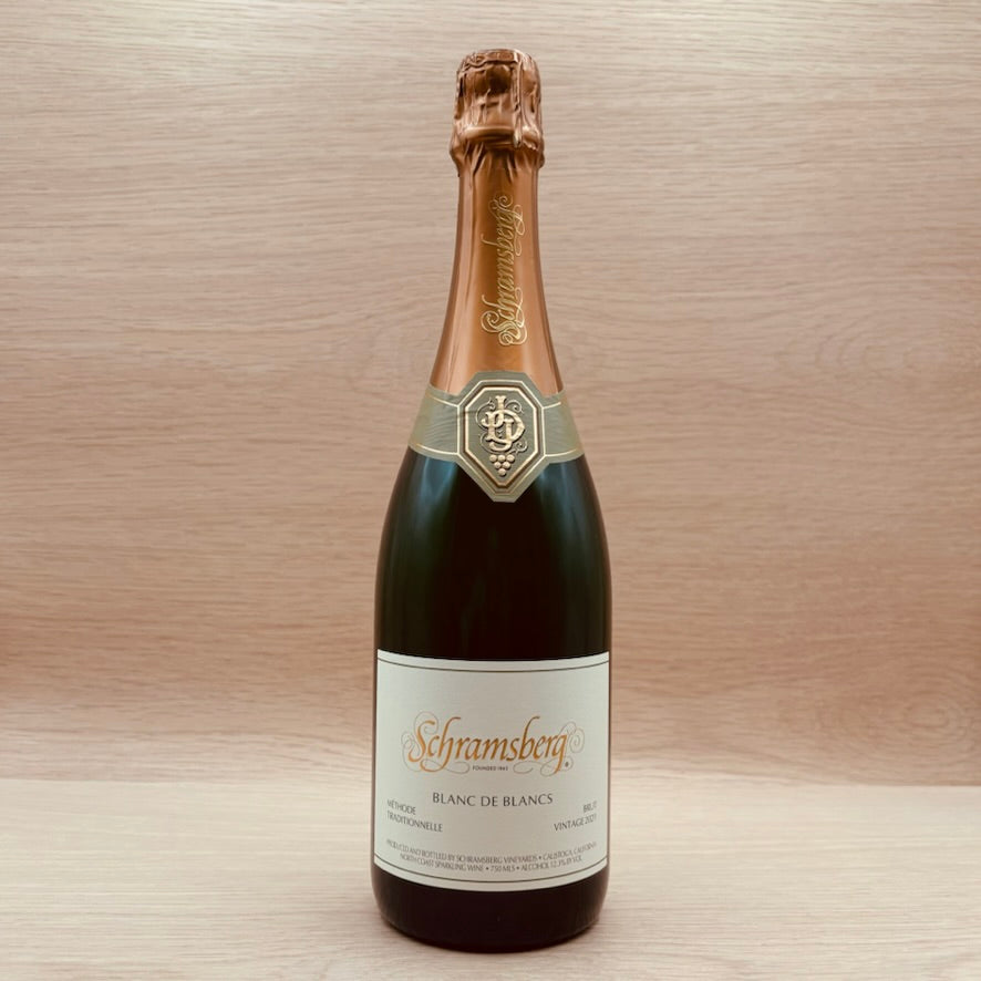 Schramsberg, "Blanc de Blancs," Calistoga, California, Chardonnay, 2021