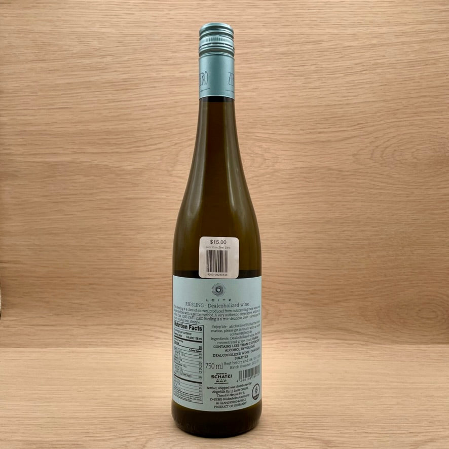 Leitz, "Eins Zwei Zero," Rheingau, Germany, Riesling (non-alcoholic)