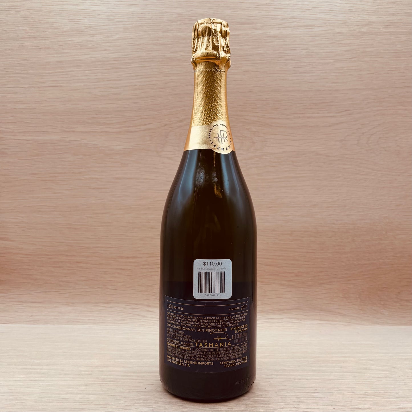 Henskins Rankin, Tasmania, Australia, Chardonnay Blend, 2015