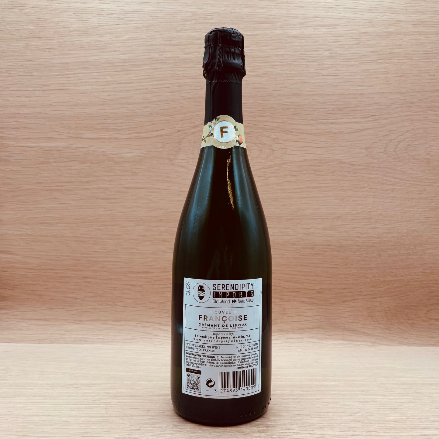 Cuvée Françoise, Crémant de Limoux, France, Chardonnay-Chenin Blanc, NV