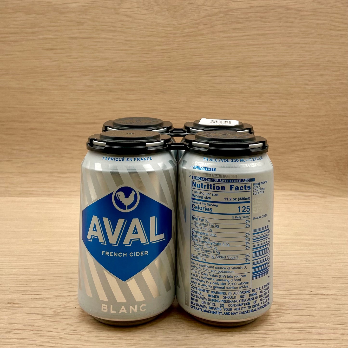 Aval, "Blanc," France, Cider, 4-pack