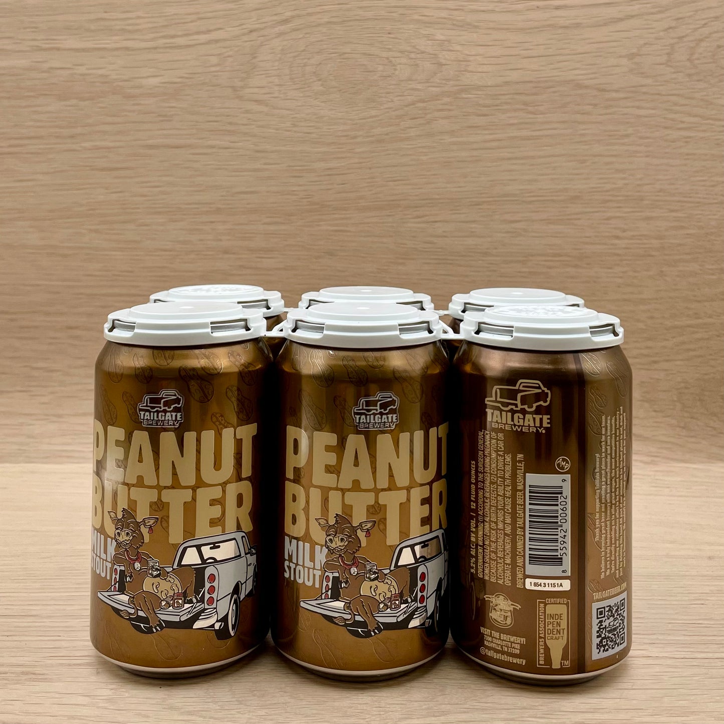 Tailgate Brewery, Peanut Butter Milk Stout 6 pack