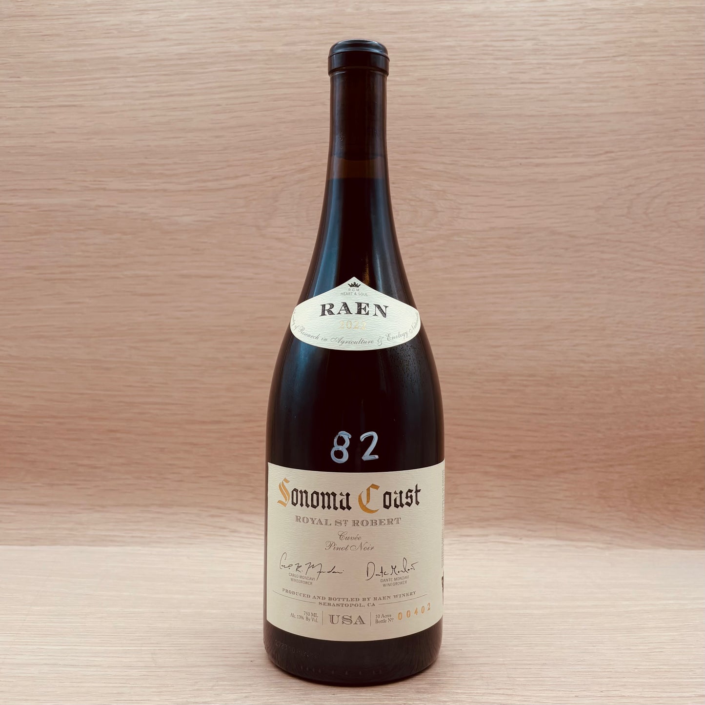 Raen, "Royal St. Robert," Pinot Noir, Sonoma Coast, 2022