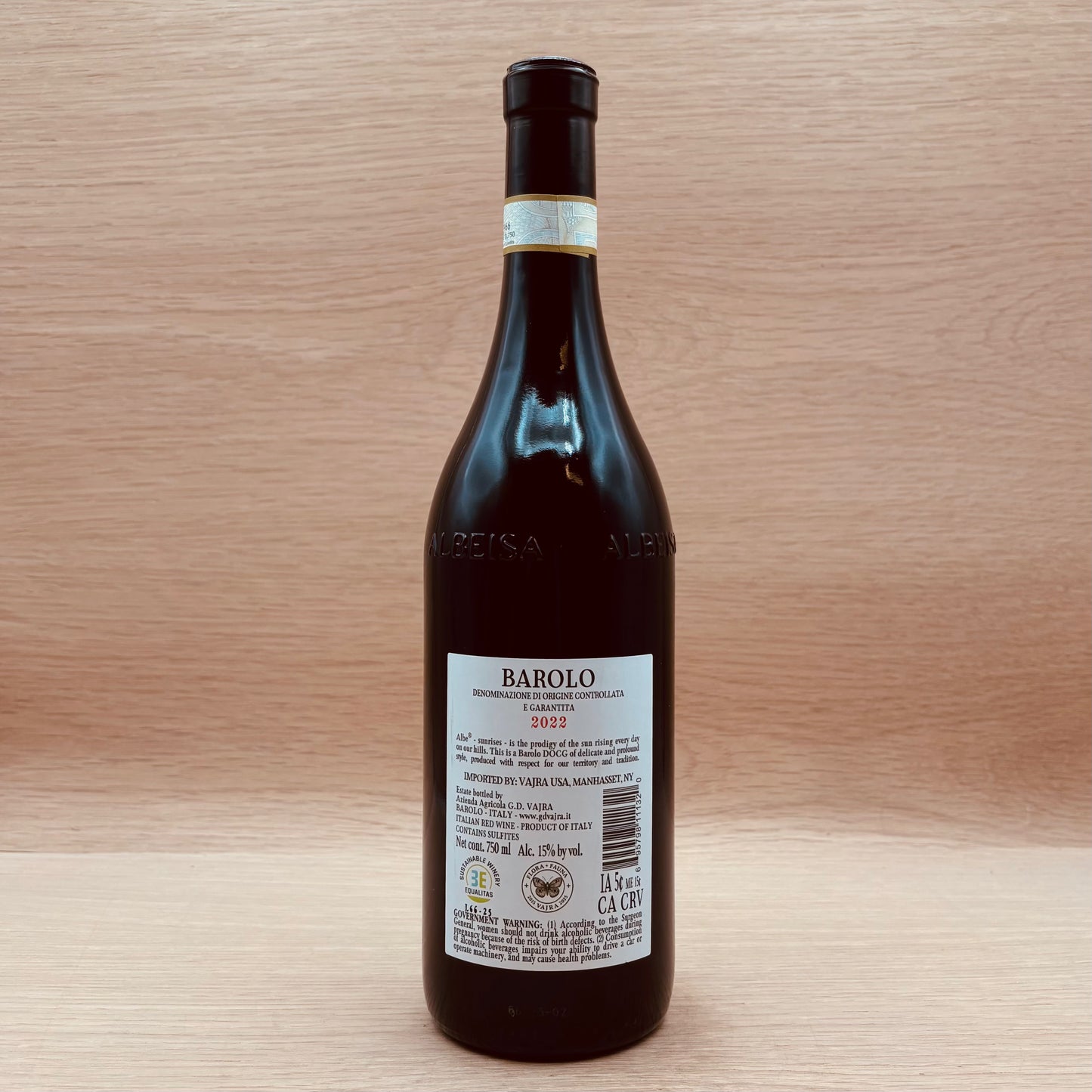 G.D Vajra, "Albe," Barolo, Italy, Nebbiolo, 2022