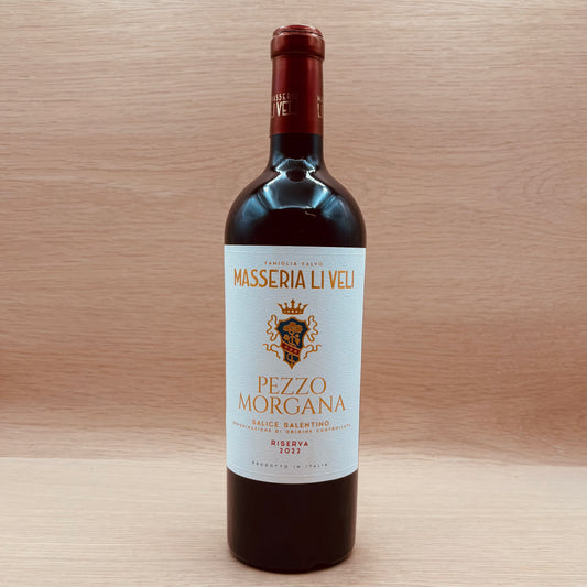 Masseria Li Veli, Pezzo Morgana, Salice Salentino Riserva, Italy, Negroamaro, 2022