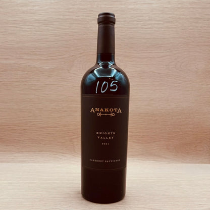 Anakota, Knight's Valley, California, Cabernet Sauvignon, 2021