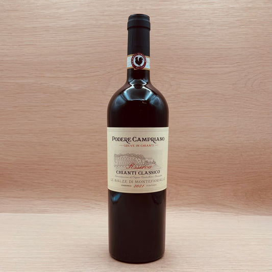 Podere Campriano, "Le Balze di Montefioralle," Chianti Classico Riserva, Italy, Sangiovese, 2021