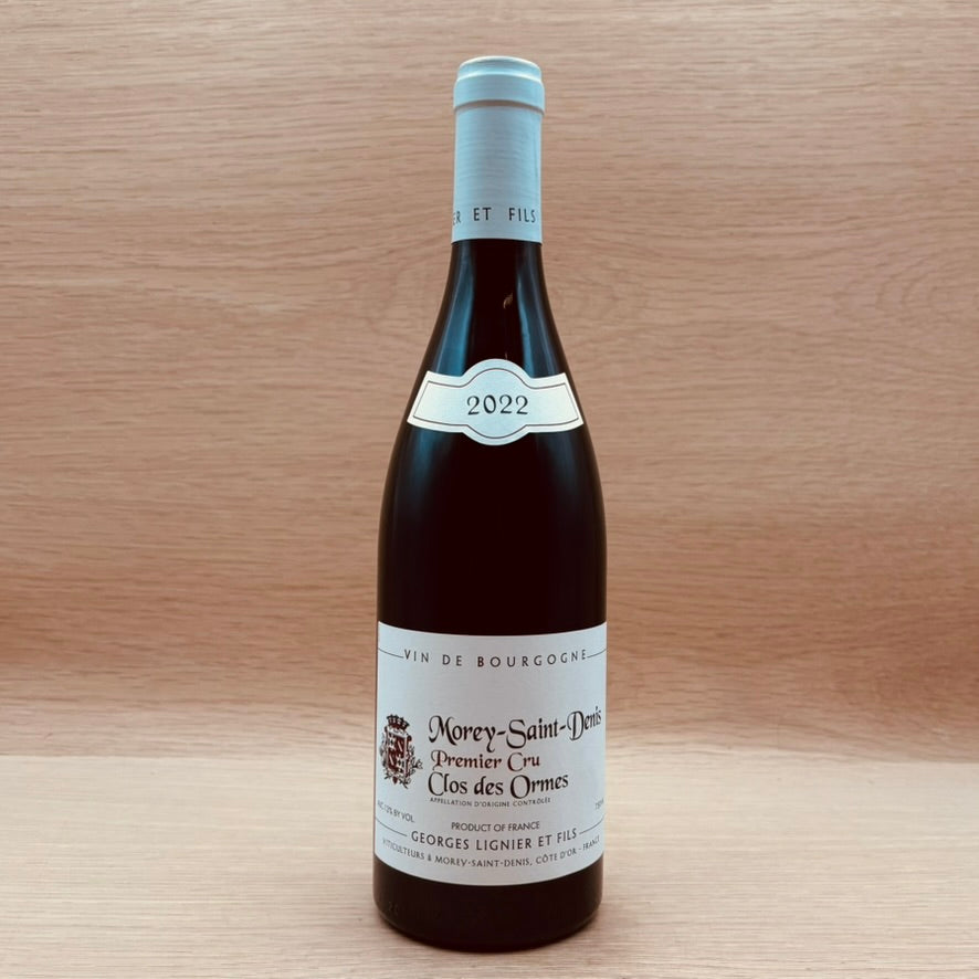 Georges Lignier, "Clos des Ormes," Morey-Saint-Denis 1er Cru, France, Pinot Noir, 2022