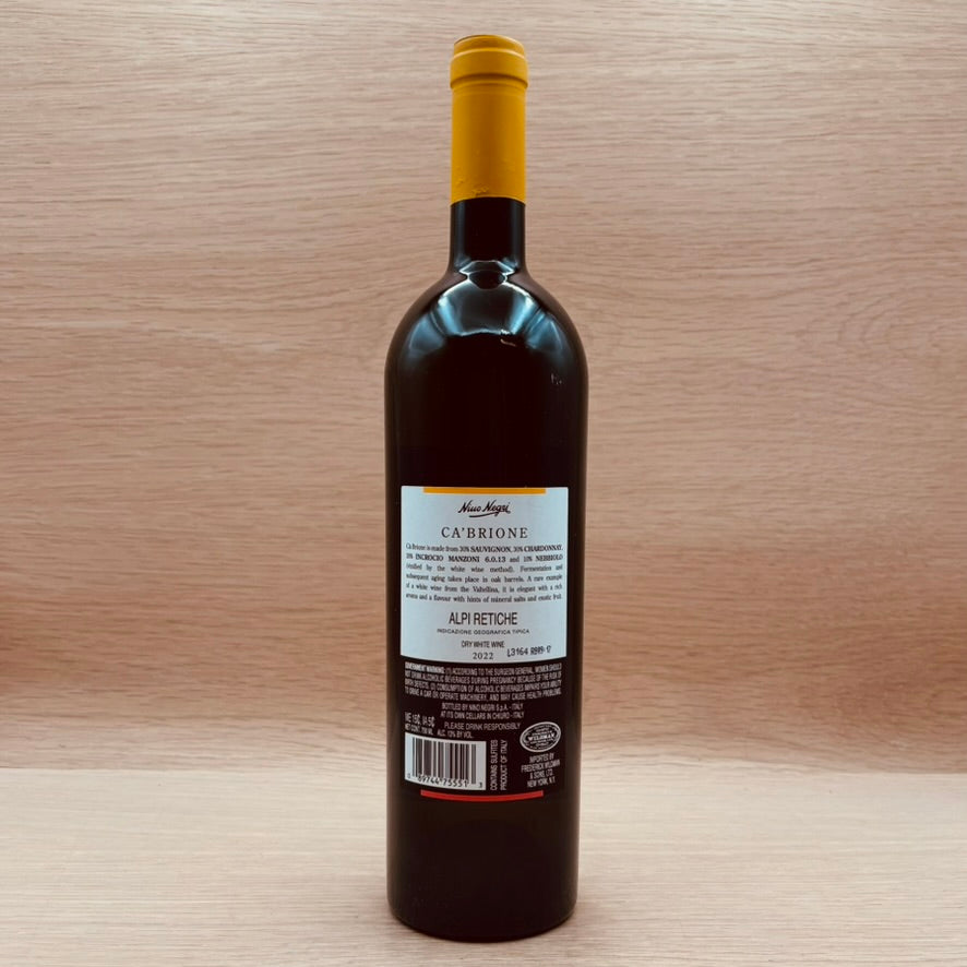 Nino Negri, "Ca' Brione," Alpi Retiche, Italy, Sauvignon Blanc Blend, 2022