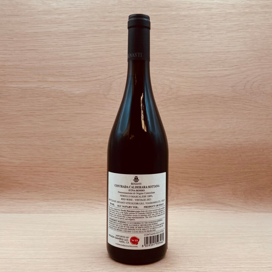 Benanti, "Contrada Calderara Sottana," Etna, Italy, Nerello Mascalese, 2021