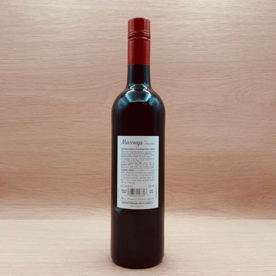 Massaya, "Le Colombier," Bekka Valley, Lebanon, Grenache Blend, 2022
