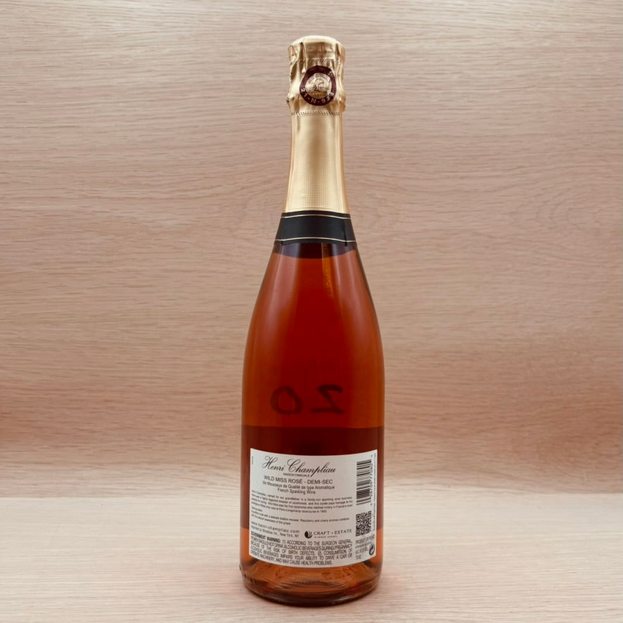 Henri Champliau, "Wild Miss," Vin Mousseaux de Bourgogne, France, Gamay, NV