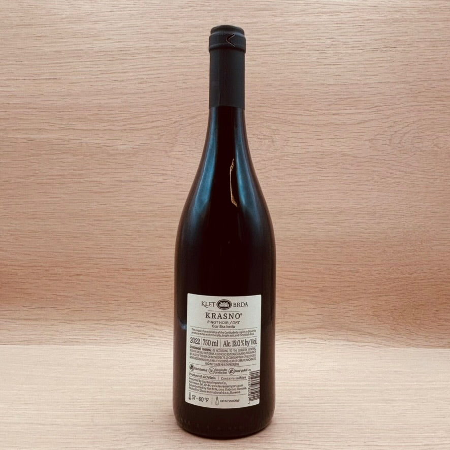 Krasno, Goriška Brda, Slovenia, Pinot Noir, 2022