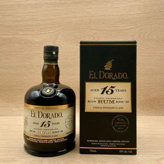 El Dorado, "15 Year," Rum