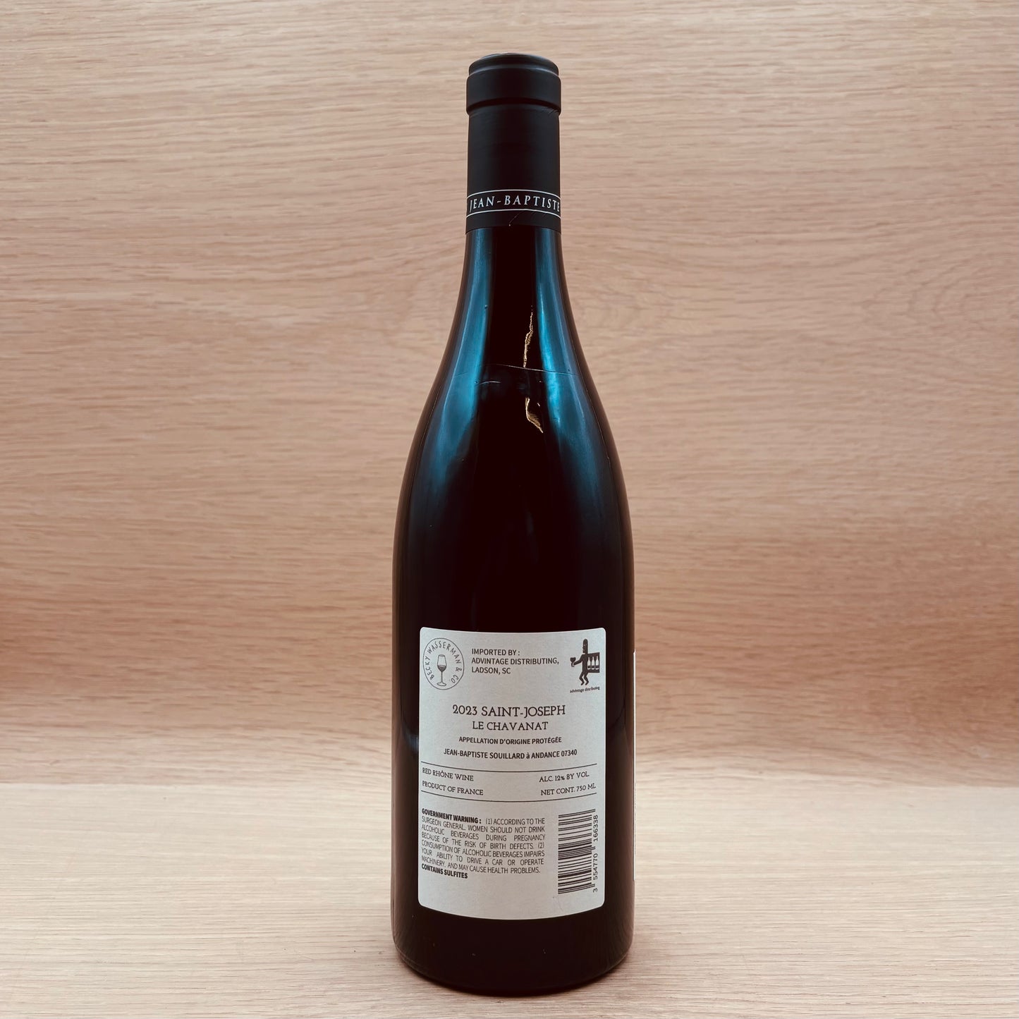 Jean Baptiste Souillard, "Le Chavanat," Saint-Joseph, France, Syrah, 2023