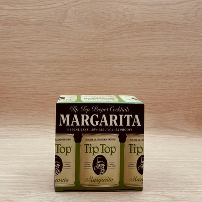 Tip Top, Margarita, Canned Cocktail, 4 pack