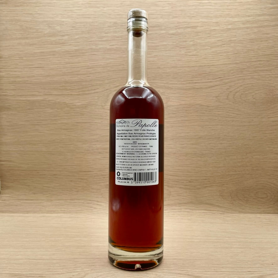 Domaine de Papolle, Bas Armagnac, France, 1987