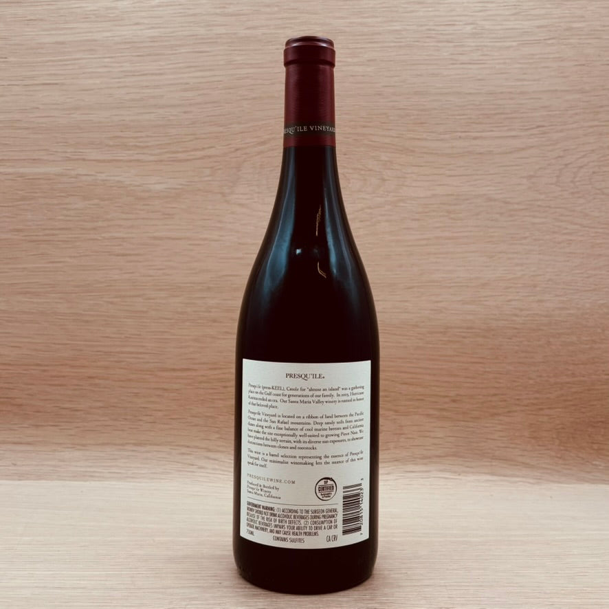 Presqu'ile, "Estate," Santa Maria Valley, California, Pinot Noir, 2023