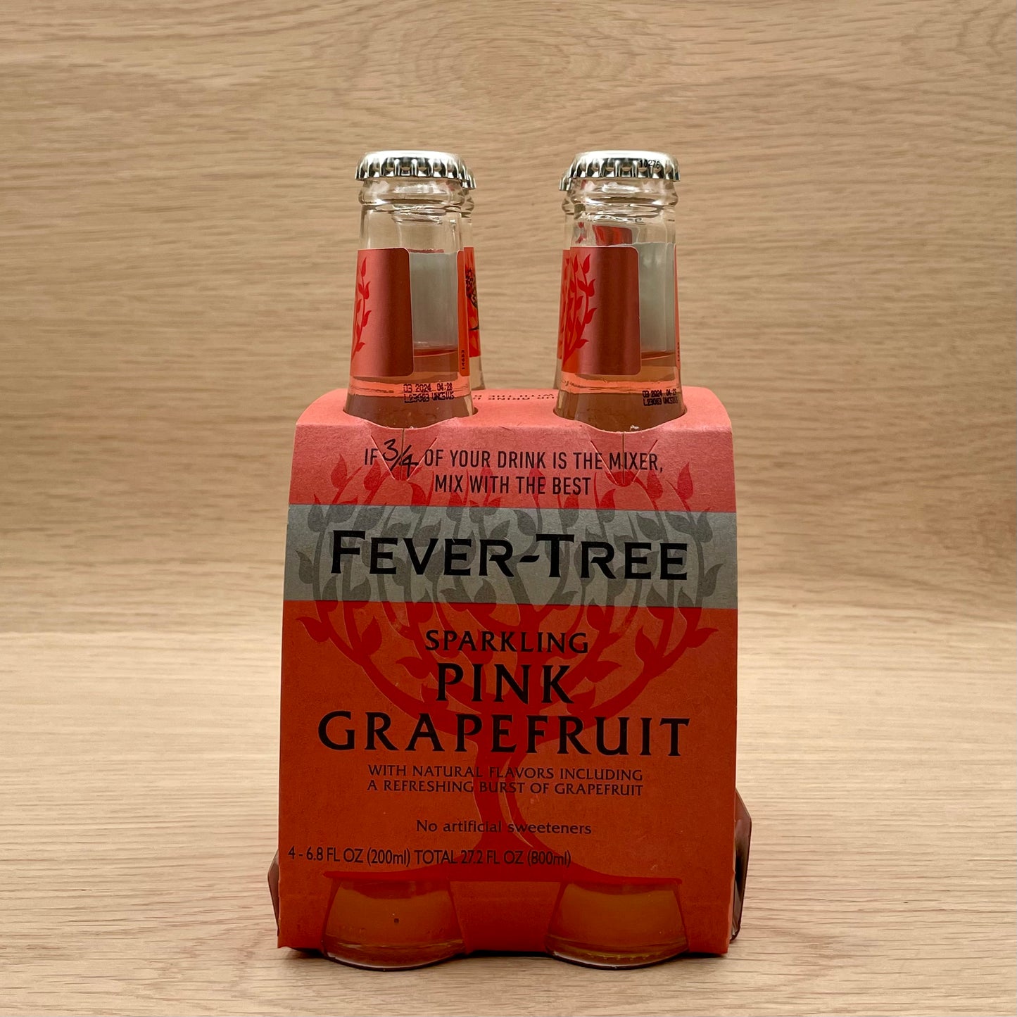 Fever Tree, Pink Grapefruit, 4 pack