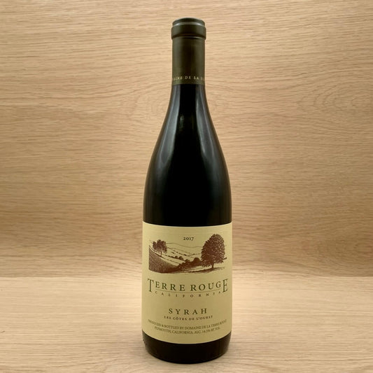 Terre Rouge, "Les Côtes de l'Ouest," Sierra Foothills, California, Syrah, 2017