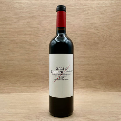 Biga de Luberri, Rioja, Spain, Crianza Tempranillo, 2017