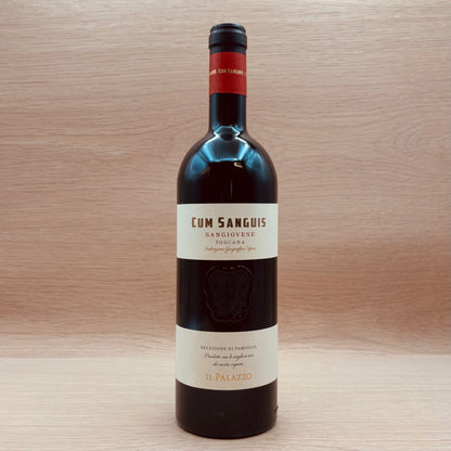 Il Palazzo, "Cum Sanguis," Tuscany, Italy, Sangiovese, 2018