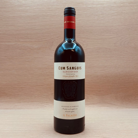 Il Palazzo, "Cum Sanguis," Tuscany, Italy, Sangiovese, 2018