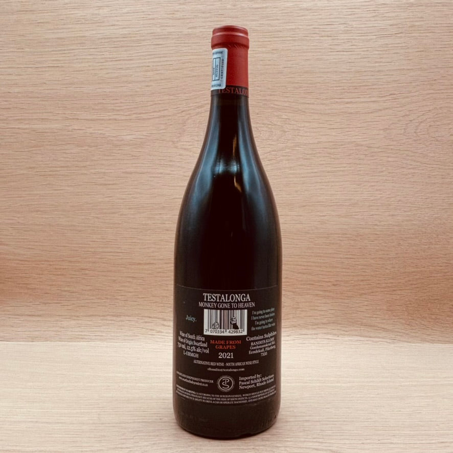 Testalonga, "Monkey Gone to Heaven," Swartland, South Africa, Mouvedre, 2021