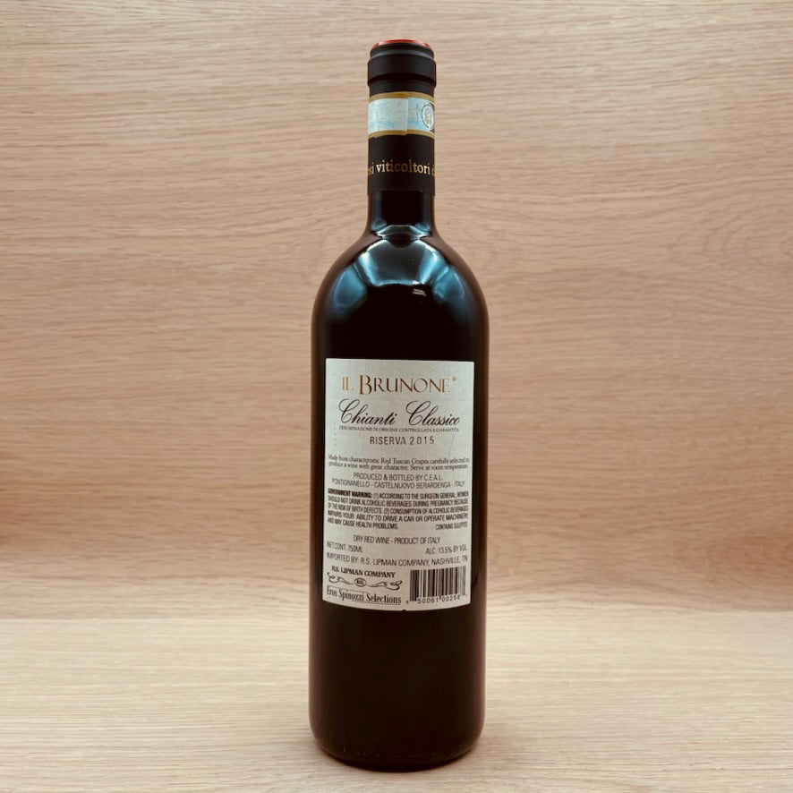 Il Brunone, Riserva, Chianti Classico, Italy, Sangiovese, 2015