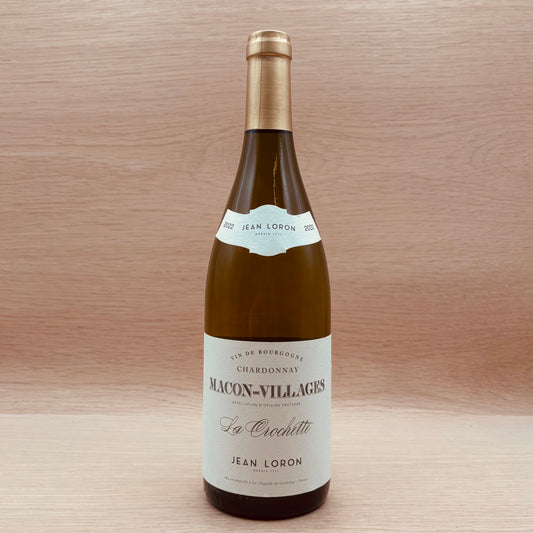 Jean Loron, "La Crochette," Macon-Villages, France, Chardonnay, 2022