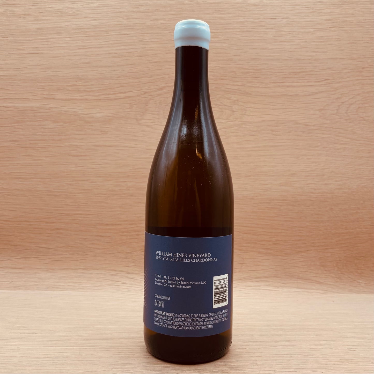 Sandhi, "William Hines Vineyard," Sta. Rita Hills, California, Chardonnay, 2022