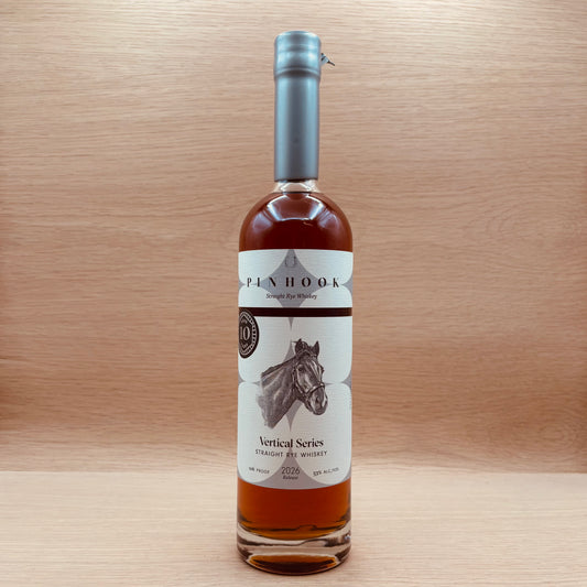 Pinhook, "10 year Vertical," Kentucky Straight Rye Whiskey, 2026 release